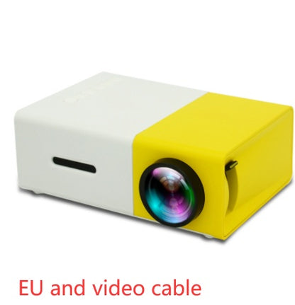 Mini projecteur LED 3D HD portable