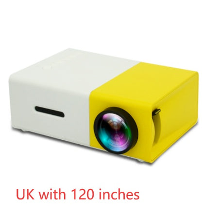 Mini projecteur LED 3D HD portable