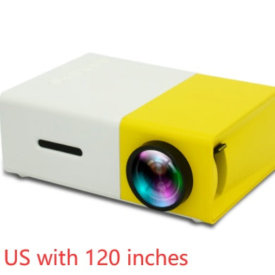 Mini projecteur LED 3D HD portable