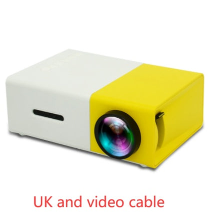 Mini projecteur LED 3D HD portable