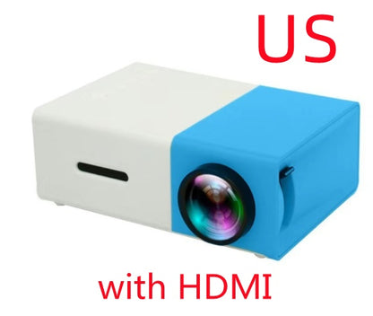 Mini projecteur LED 3D HD portable