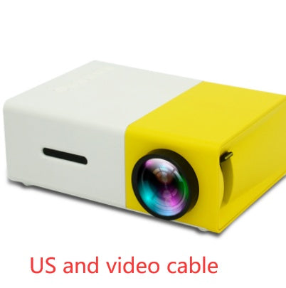 Mini projecteur LED 3D HD portable