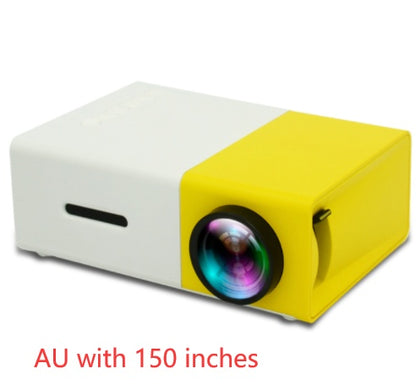 Mini projecteur LED 3D HD portable