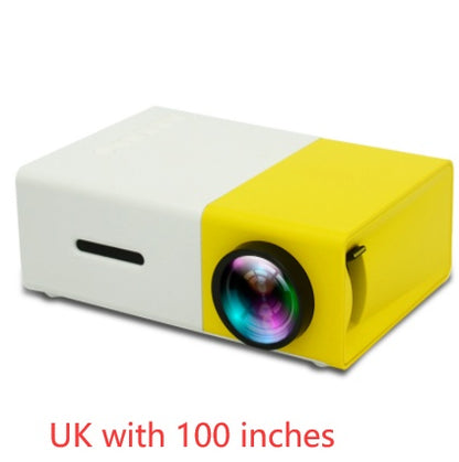 Mini projecteur LED 3D HD portable