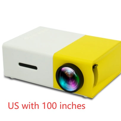 Mini projecteur LED 3D HD portable