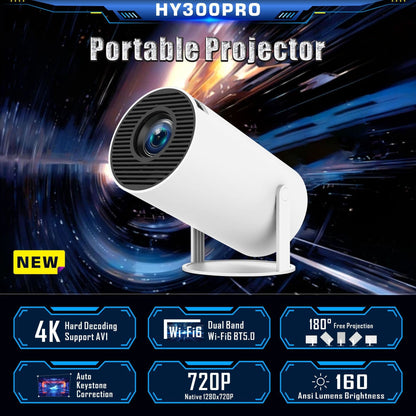 HY300 Pro Portable Home Theater Projector