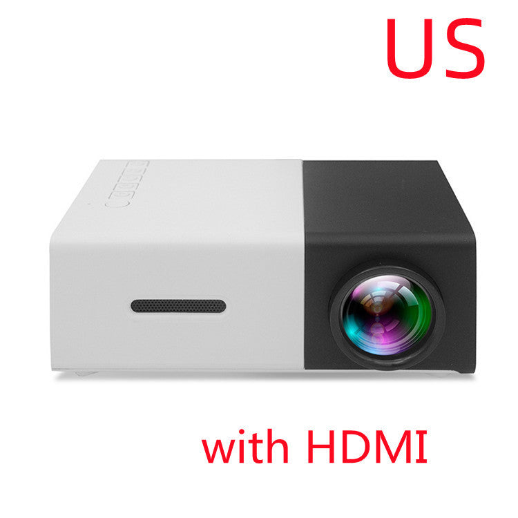 Mini projecteur LED 3D HD portable